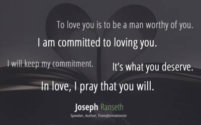 I’m more than interested in loving you, I’m committed.